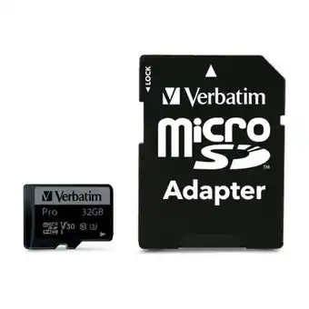 Verbatim micro-sdhc uhs-3 32 gb c10-adapter