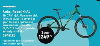 Bilka F.eks. Rebel K-Al tilbud