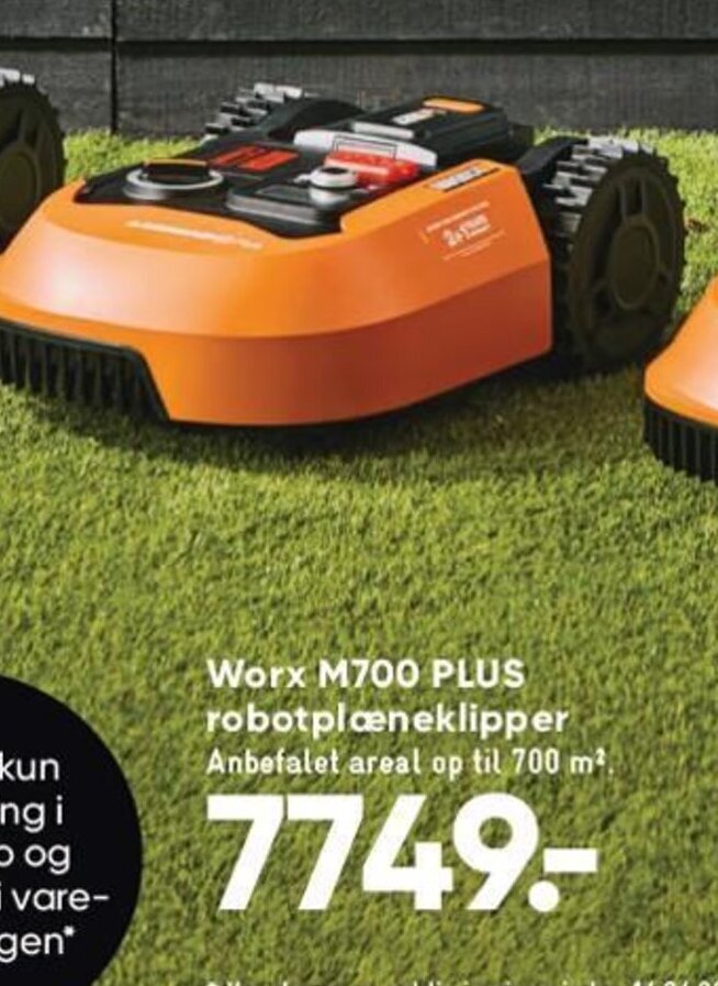 Unterschied Worx M700 Und M700 Plus Worx M700 Plus Robotplæneklipper tilbud hos Bilka