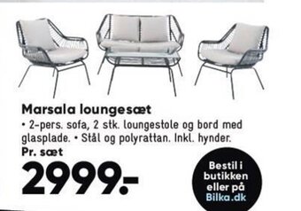 Bilka Marsala Loungesæt tilbud