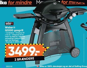 Bilka Weber Q3200 Gasgrill tilbud
