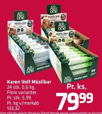 Karen volf müslibar