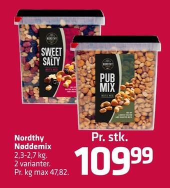 Fleggaard Nordthy nøddemix tilbud