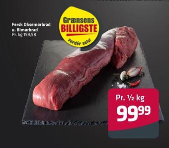 Fleggaard Fersk oksemørbrad u. bimørbrad tilbud