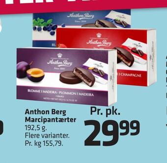 Fleggaard Anthon berg marcipantærter tilbud