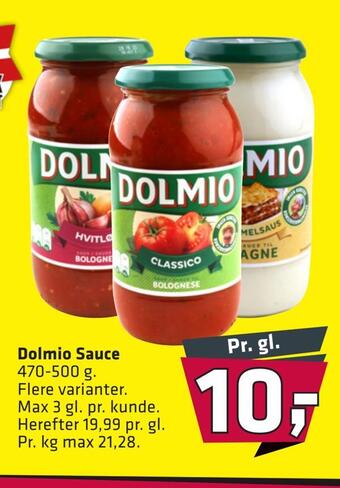 Fleggaard Dolmio sauce tilbud