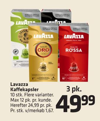 Fleggaard Lavazza kaffekapsler tilbud