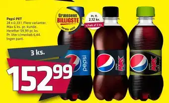 Fleggaard Pepsi pet tilbud
