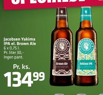 Fleggaard Jacobsen yakima ipa el. brown ale tilbud