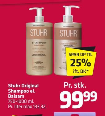 Fleggaard Stuhr original shampoo el. balsam tilbud