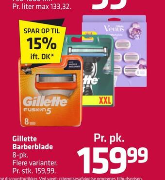Fleggaard Gillette barberblade tilbud