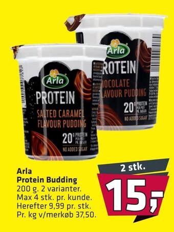 Fleggaard Arla protein budding tilbud