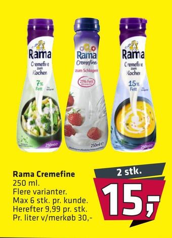 Fleggaard Rama cremefine tilbud