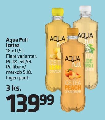 Fleggaard Aqua full icetea tilbud