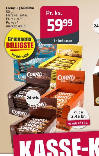 Fleggaard Corny big müslibar tilbud