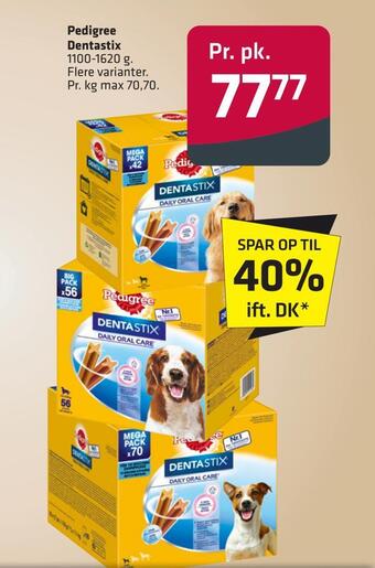 Fleggaard Pedigree dentastix tilbud