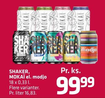 Fleggaard Shaker, mokaï el. modjo tilbud