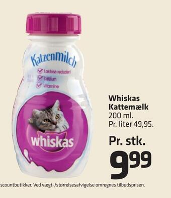 Fleggaard Whiskas kattemælk tilbud