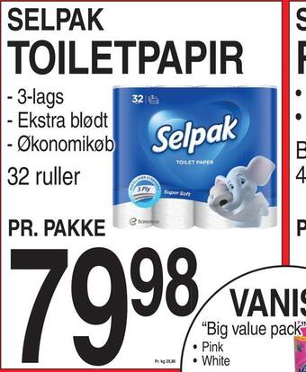 ABC Lavpris Toiletpapir tilbud