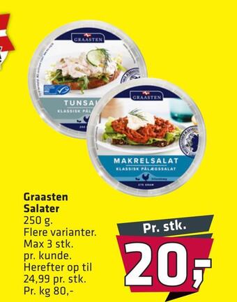 Fleggaard Graasten salater tilbud