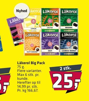 Fleggaard Läkerol big pack tilbud