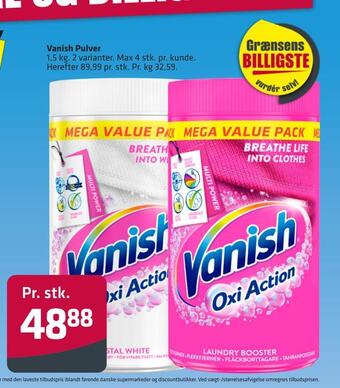 Fleggaard Vanish pulver tilbud