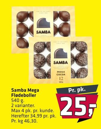 Fleggaard Samba mega flødeboller tilbud