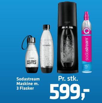 Fleggaard Sodastream maskine m. 3 flasker tilbud