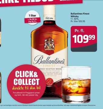 Fleggaard Ballantines finest whisky tilbud