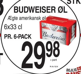 ABC Lavpris Budweiser øl tilbud