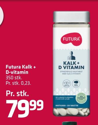 Fleggaard Futura kalk + d-vitamin tilbud