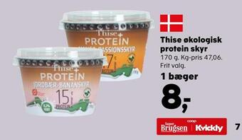 Kvickly Thise økologisk protein skyr tilbud