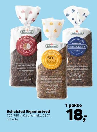 Kvickly Schulstad signaturbrød tilbud