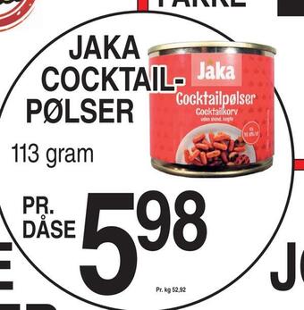 Jaka cocktailpølser
