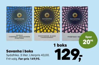 SuperBrugsen Savanha i boks tilbud