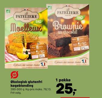Kvickly Økologisk glutenfri kageblanding tilbud