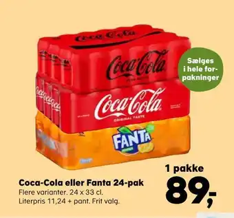 SuperBrugsen Coca-cola eller fanta tilbud