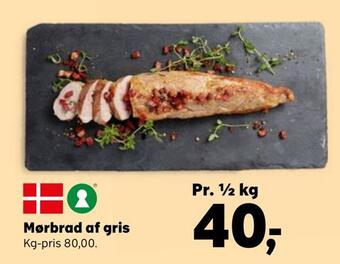 Kvickly Mørbrad af gris tilbud