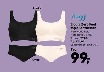 Kvickly Sloggi zero feel top eller trusser tilbud