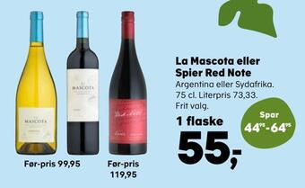 La mascota eller spier red note