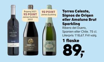 Kvickly Torres celeste, signos de origen eller amaluna brut sparkling tilbud