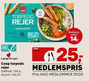 SuperBrugsen Coop torpedo rejer tilbud