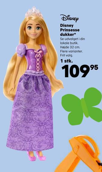Kvickly Disney prinsesse dukker tilbud