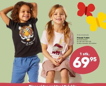 Kvickly Friends t-shirt tilbud