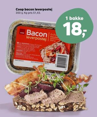 Kvickly Coop bacon leverpostej tilbud