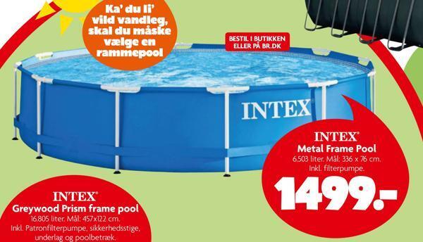 Fætter BR Metal frame pool tilbud