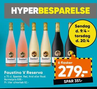 Bilka Faustino v reserva tilbud