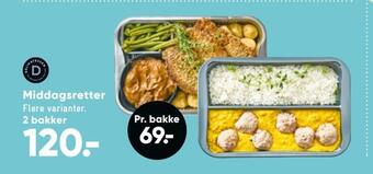 Bilka Middagsretter tilbud