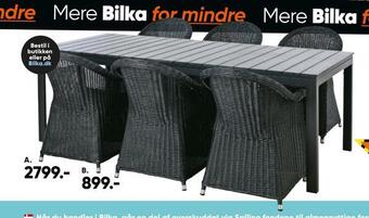 Bilka Albany stol tilbud