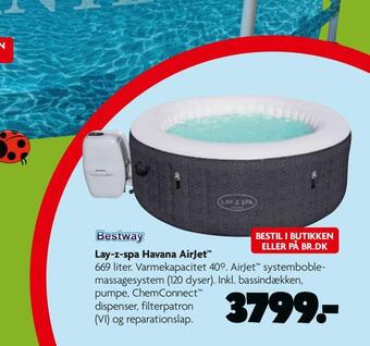 Fætter BR Lay-z-spa havana airjet™ tilbud